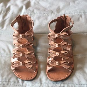 Cynthia Rowley Toddler Gladiator Sandals - Gold